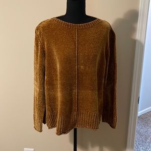 Style&Company Size Large. Very Soft and Warm  Dark mustard color
